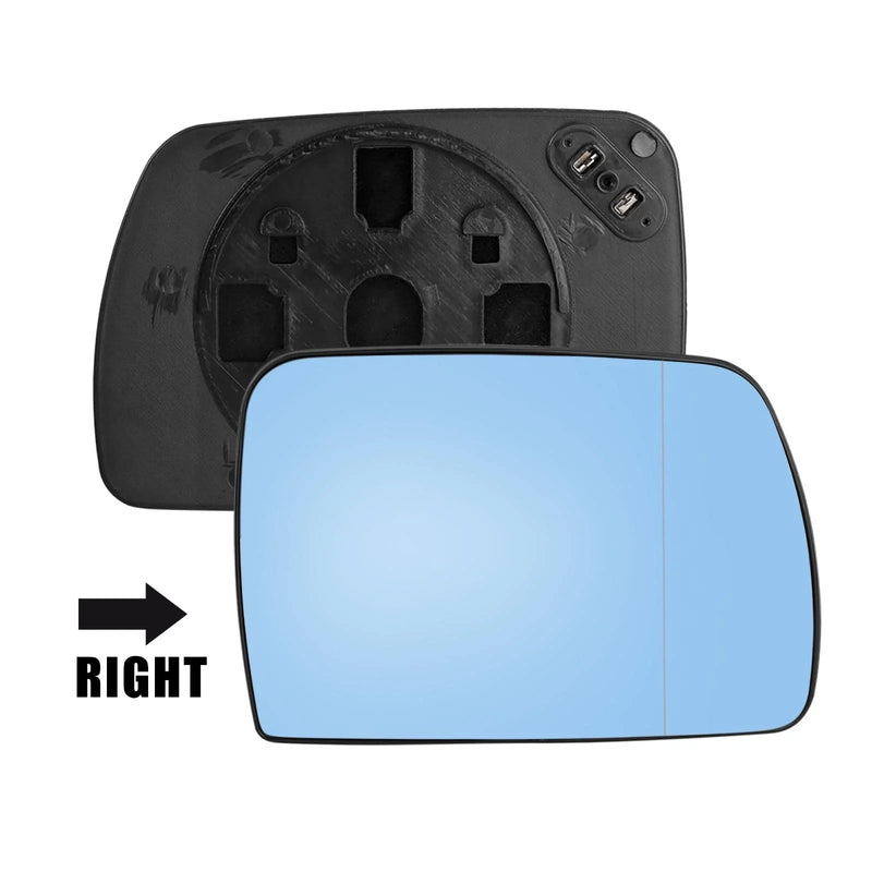 BMW X5 E53 Heated Right Mirror Glass with Backing Plate (2000-2006)