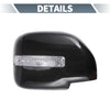 Lexus LX470 2 x Rearview Mirror Cover Overlay Black CF (1999–2007)