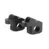 Harley, Honda, Yamaha, Suzuki 25mm Black Aluminum Handlebar Riser Kit