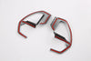 Toyota Tundra (2022-2023) 2 x Steering Wheel Frame Carbon Fiber Cover Trim