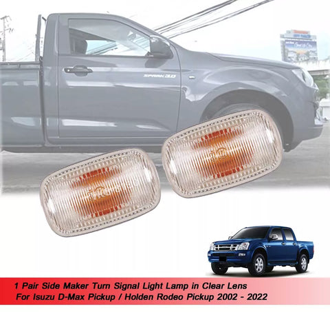 Isuzu DMax Clear Turn Signal Light Lens (2002-2022)