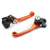 RMZ450 Orange CNC Aluminum Brake Clutch Levers (2005-2022)