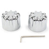 Harley Touring Softail Road King Dyna Chrome Front Axle Nut Cover