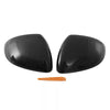 Benz C S Class W206 W223 2 x Carbon Black Side Rearview Mirror Covers (2022+)