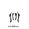 20Pcs / RHD Carbon Fiber Door Armrest Covers / Acura TSX (2009–2014)