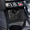 Mini Cooper F55 F56 Carbon Fiber Cigarette Lighter Device Sticker Trim Fit