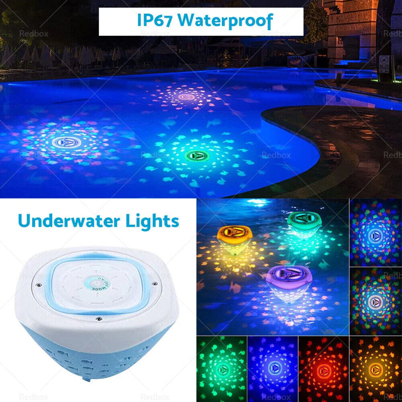 Pool Spa Disco Glow Show LED Floating Underwater Lights