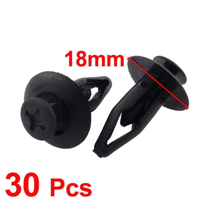 Toyota 30pcs 7mm Plastic Rivets Trim Panel Push Fasteners