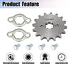Honda 50cc 70cc 90cc 110cc 125cc 420 16T 17mm Front Sprocket