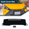 Toyota Aqua (2011-2021) - Black Blue 1 Set Dashboard Cover Mat