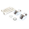 Harley Sportster 39mm 49mm Chrome Front Turn Signal Relocation Kit