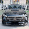 Benz W214 E260 E300 AMG (2024) Carbon 3 x Front Spoiler Lip Splitter Kit