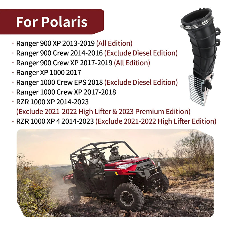 Polaris Ranger 900-1000 Clutch Air Duct Boot with Clamp (2010–2014)