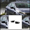 Kia Cerato (2016-2019) 2 Piece Pcs Side View Mirror Covers Gloss Black