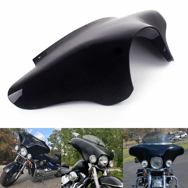 Harley Softail Fat Boy FXST FLHR FLSTF Black ABS Batwing Fairing (2000-2017)