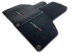 Lamborghini Huracan 2014-2022 Black Tailored Carpets Red Stitch Floor Mats