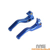 Harley Sportster 3 Finger 5.3'' Brake & Clutch Levers  Blue (2007-2023)