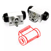 Nissan Micra March K13 2010-2020 Rear Wheel Brake Cylinder Set 1.2L