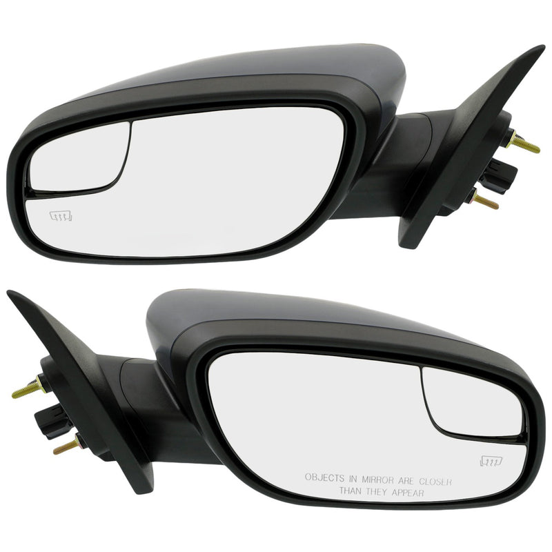Pair Set of 2 Mirrors Driver & Passenger Side Heated Left