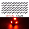 Various Vehicles () 50 x T10 5-SMD 5050 Red LED Light Bulbs