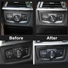 BMW 3 4 Series Real Carbon Fiber Interior Trim Decor Cover Sticker (2012-2020)