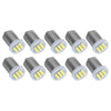 Car 50pcs White BA9S T4W 7020 LED Dome Map Side Marker Bulbs