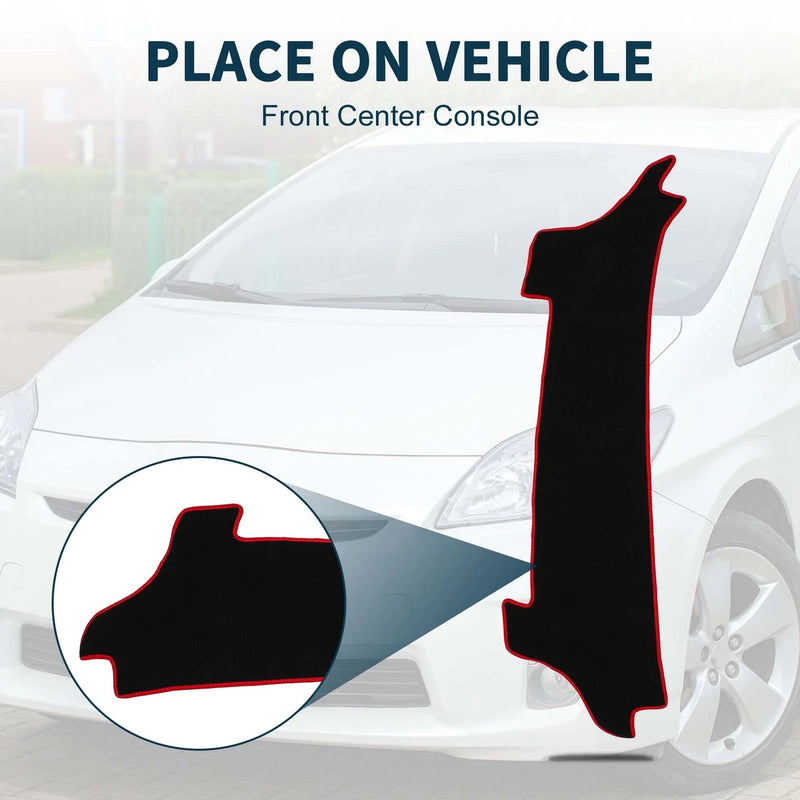 Toyota Prius 2023-2024 Black Red 1 Set Dashboard Cover Mat