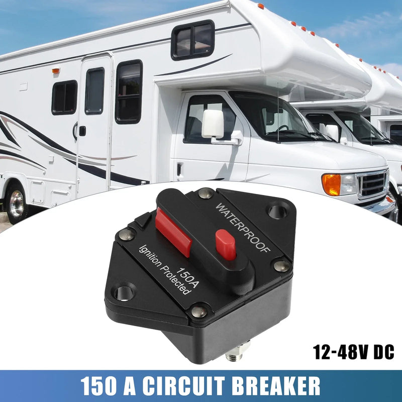 Automotive Marine Waterproof 150A 12V-48VDC Circuit Breaker