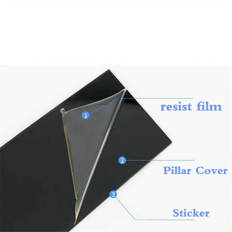 Mazda 3 Axela Sedan Door Trim Pillar Posts Black Cover (2019–2023)