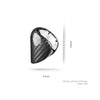 Lexus IS ES NX GS Carbon Fiber Back Gear Shift Knob Shifter Cover Trim Fit