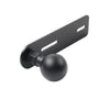Universal Aluminum Ball Head Base GPS Phone Holder Bracket Clamp Stand Black