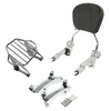 Harley Road Glide Backrest Sissy Bar Rack 4 Point Docking Hardware (14-24)