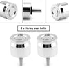 Harley Dyna Softail 2 x Seat Bolt Aluminum Anodized Chrome (2000-2023)