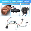 Chevrolet Impala Monte Carlo Head Light Bulb Socket Wiring Harness