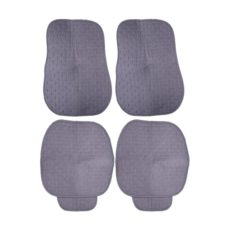 Set of 2 Gray Front Car Seat Covers