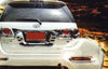 Toyota Fortuner Chrome Rear Reflector Light Cover Trim (2012-2014)