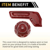 Jeep Gladiator JT Carbon Fiber Seat Adjustment Button Cover (2020-2023)