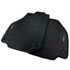 Ferrari 488 GTB 2015-2022 with Carbon Fiber AutoWin Leather Floor Mats