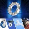 Car 2 x 30x47x9mm Single Row Deep Groove Ball Bearings Silver Tone