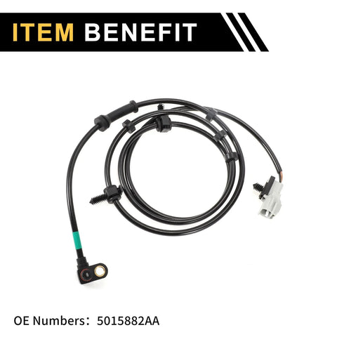Dodge Ram 2500 Front Left Right ABS Wheel Speed Sensor (2000-2002)
