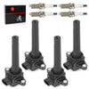 Yamaha TX1800 AR190 SX190 4Pcs Ignition Coils w/ Spark Plug (2019–2023)