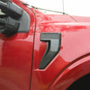 Ford F-150 Carbon Fiber Side Fender Badge Emblem Cover Trims (2021–2022)