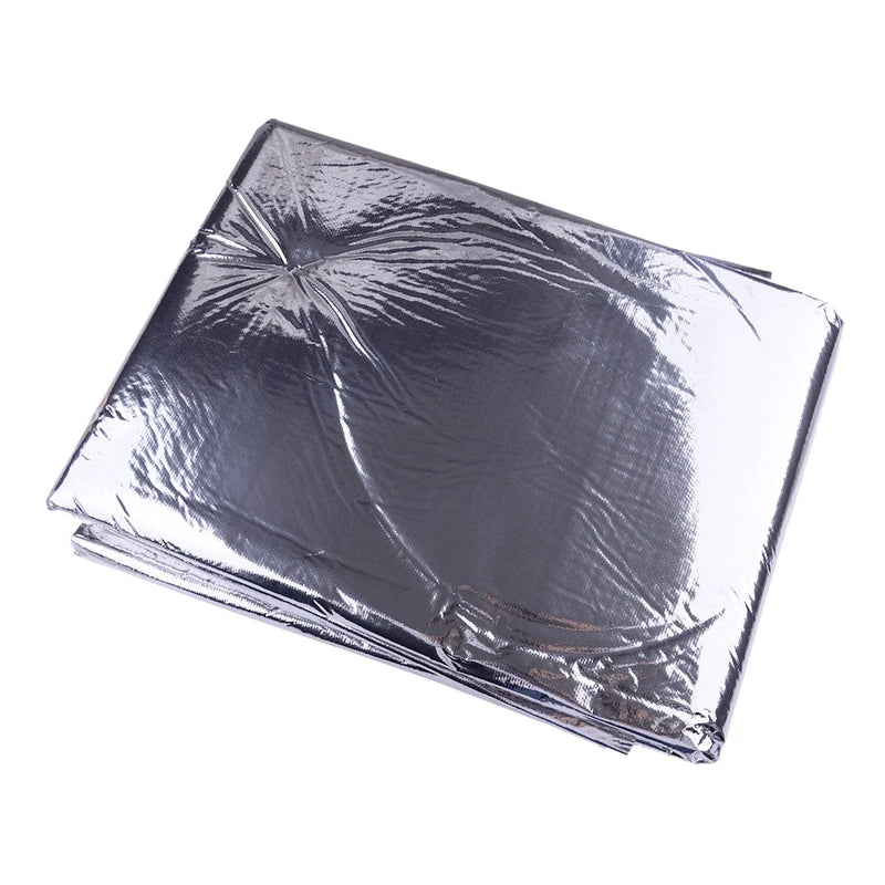 Car Aluminized Heat Shield Thermal Barrier Sleeve 140x100cm