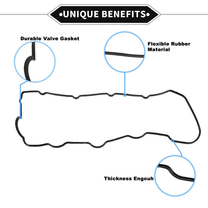 Valve Cover Gasket for Toyota Landcruiser KDJ90 3.0TD D4D (1998-2007)
