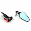 F2 Motorcycle 7/8" Red Aluminum Handlebar End Mirrors