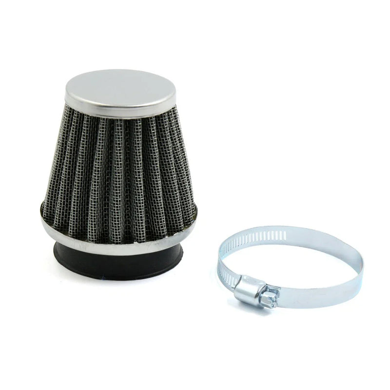 Car / Motorcycle 50mm Inlet Dia Air Intake Filter Cleaner with Clamp