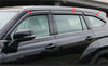 Toyota Highlander Window Shade Rain Vent Visor Black Cover Trim (2020-2023)
