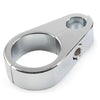 Harley 1'' Handlebar Chrome Brake Clutch Cable Wire Clamp Clip