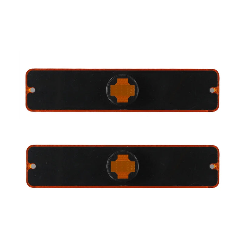 87-95 Jeep Wrangler YJ Front Bumper Side Marker Lights (1987-1995)