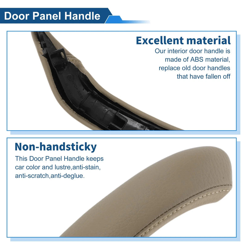 BMW X3 (2010-2016) Beige Front Driver Side Inner Door Panel Handle